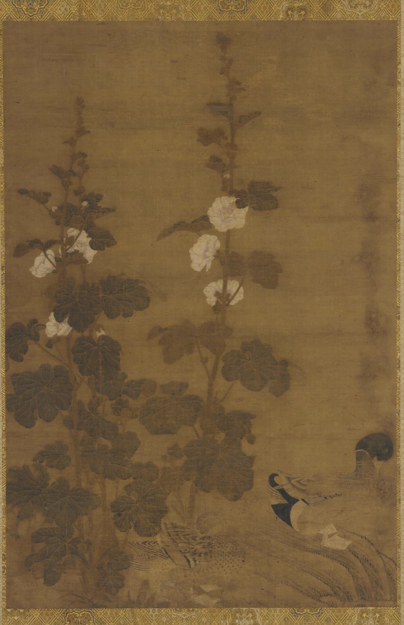 Stokrozen en Eenden, Ming-dynastie, 1368-1644 door Unbekannt