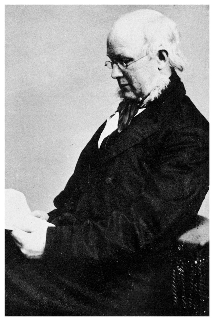 Horace Greeley, Amerikaanse krantenredacteur en politicus, c1865 door Unbekannt