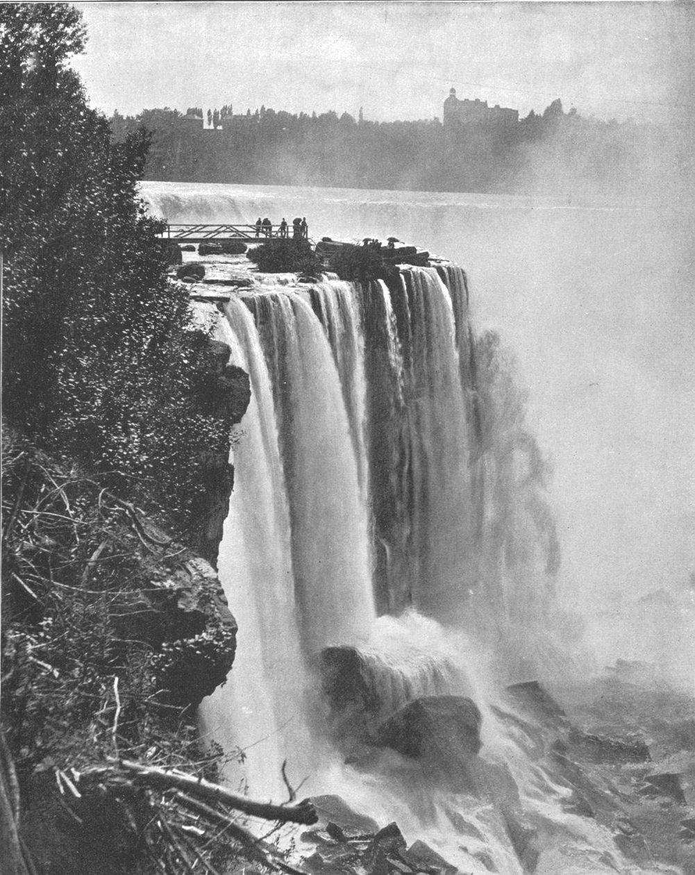 Horseshoe Falls, Niagara, Noord-Amerika, c1900 door Unbekannt