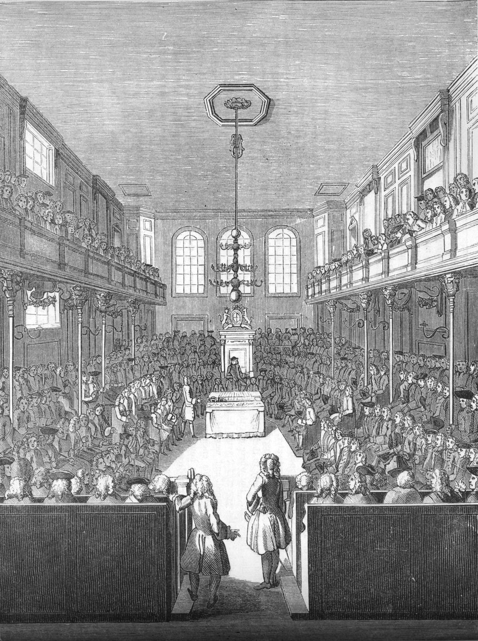 House of Commons in de tijd van George II, 1845 door Unbekannt