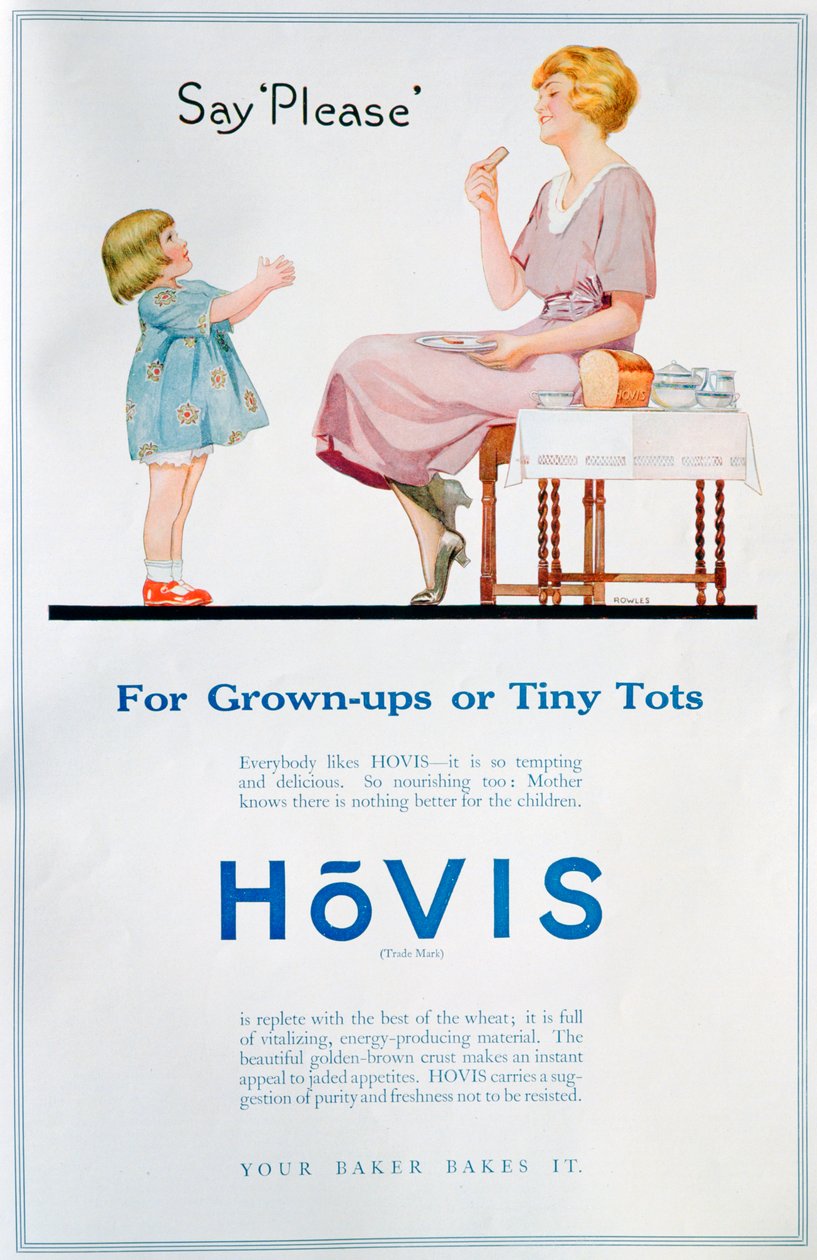 Hovis brood advertentie, 1921 door Unbekannt