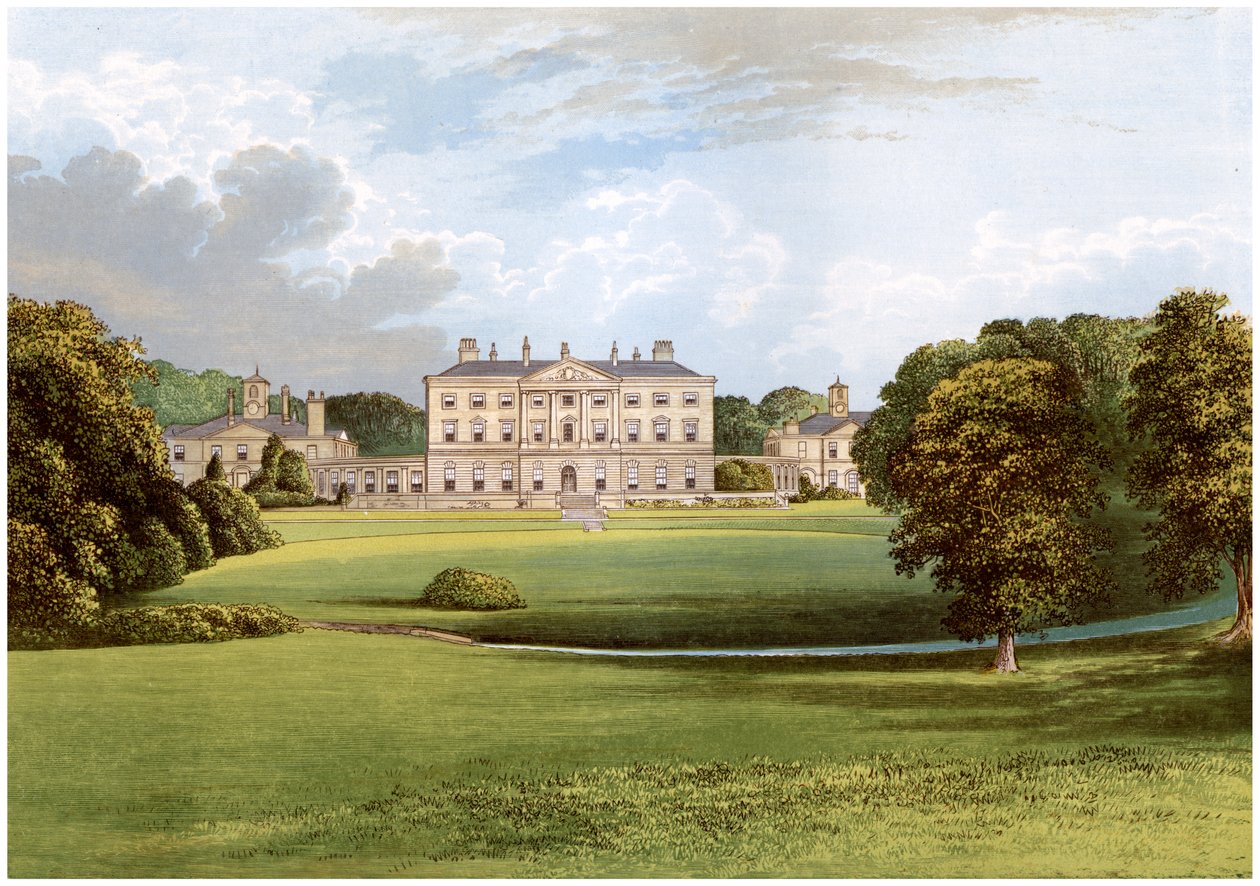 Howick Hall, Northumberland, huis van Earl Grey, ca. 1880 door Unbekannt