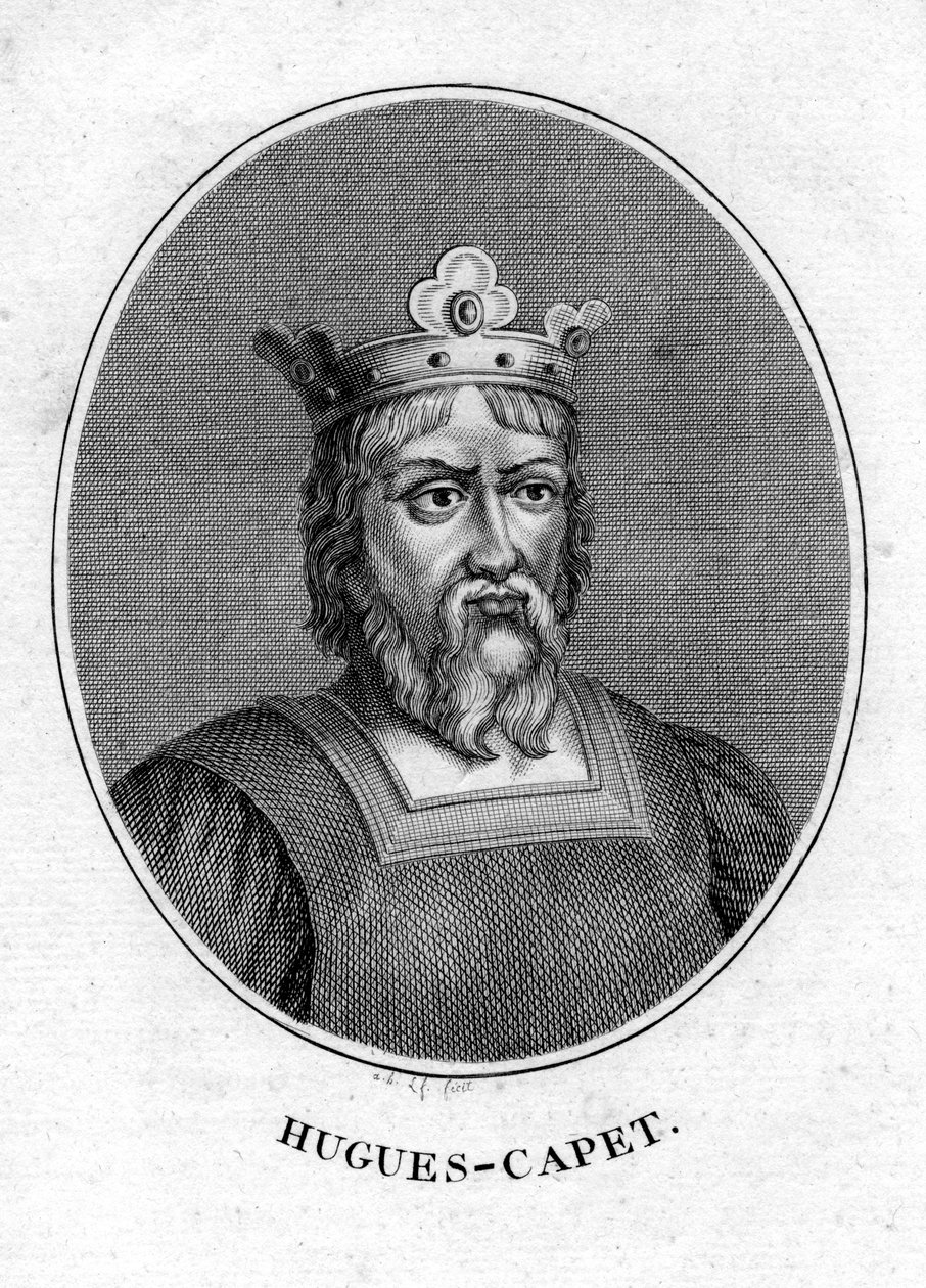 Hugh Capet, koning van Frankrijk door Unbekannt