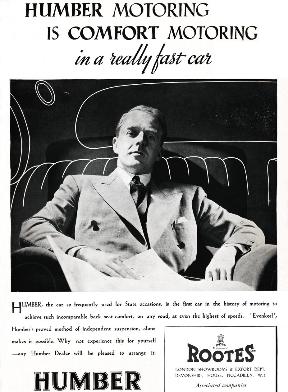 Humber Motoring is Comfort Motoring in een echt snelle auto door Unbekannt