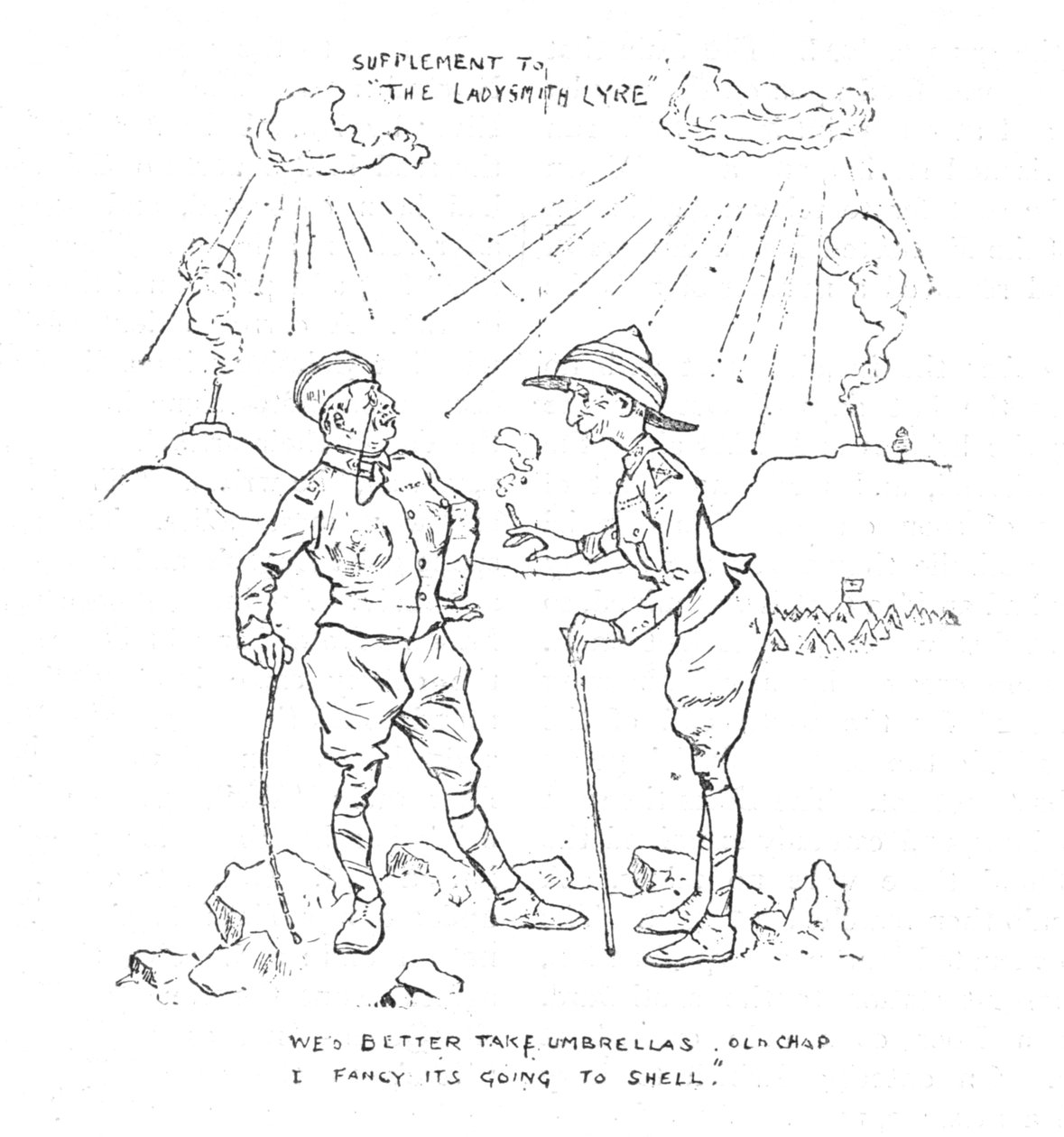 Humor van de Belegering, 1902 door Unbekannt