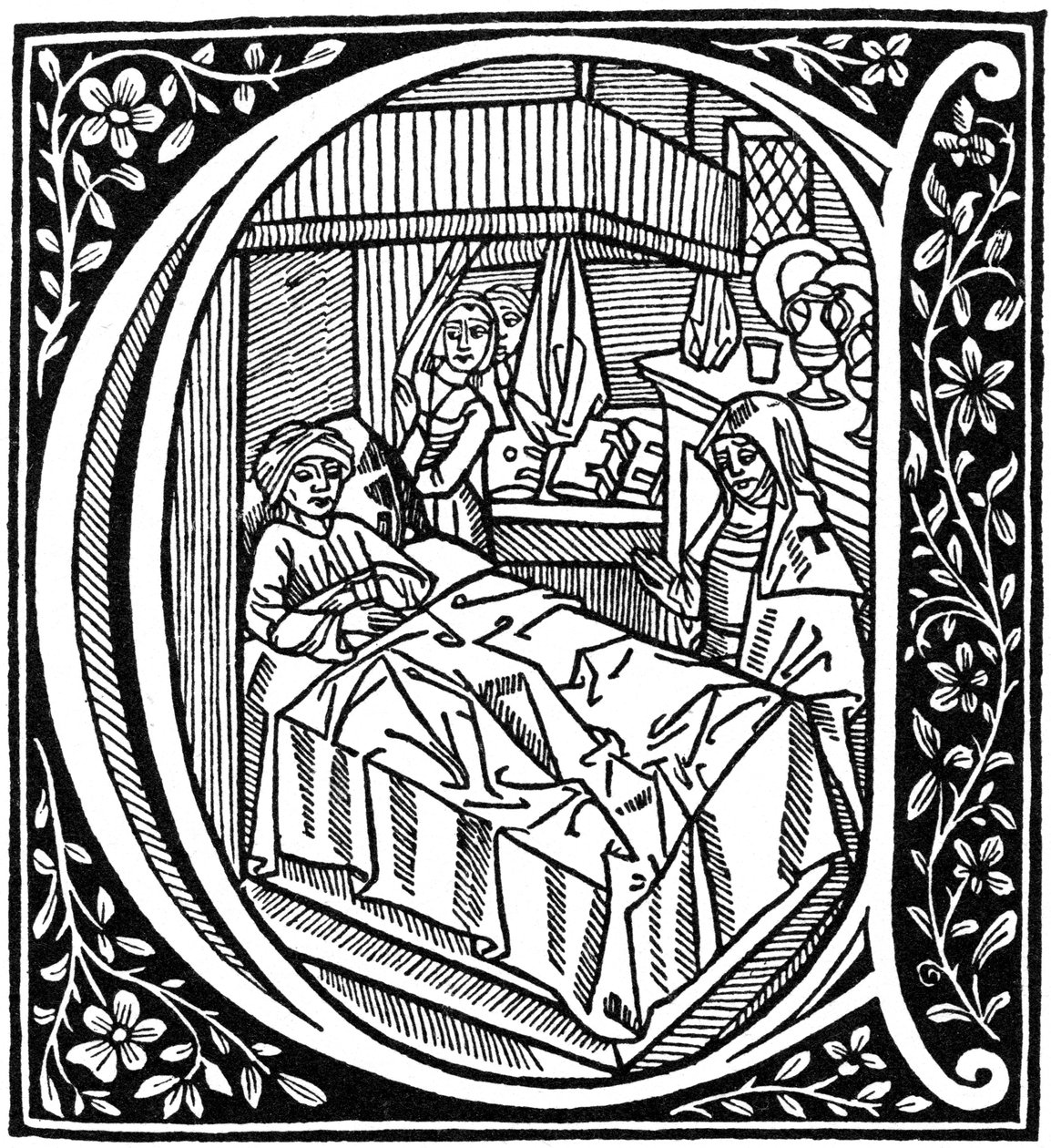 Illustratie uit Boethius De Consolatione Philosophiae, 1498 1964 door Unbekannt
