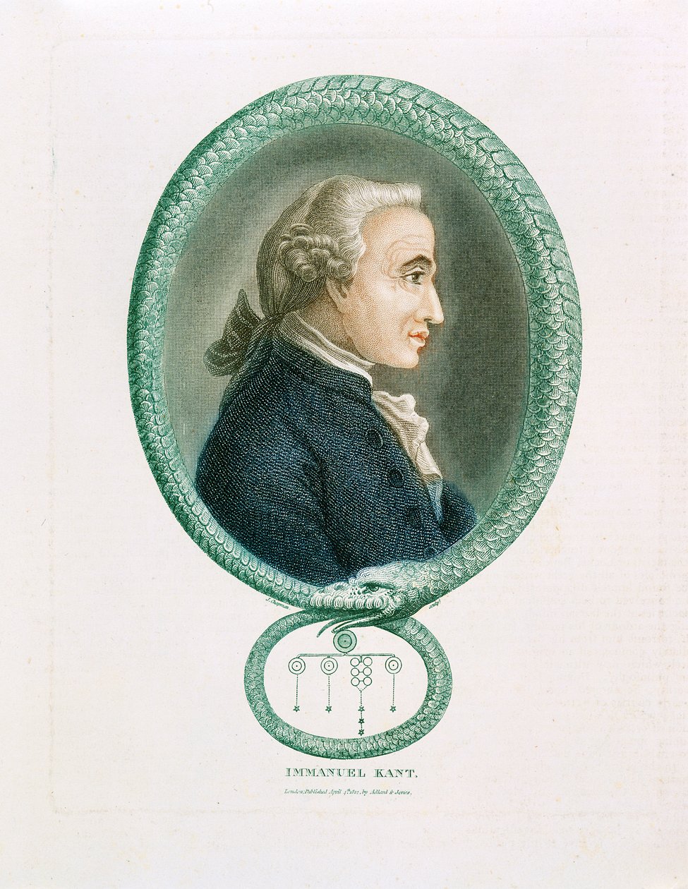 Immanuel Kant, Duitse filosoof, 1812 door Unbekannt