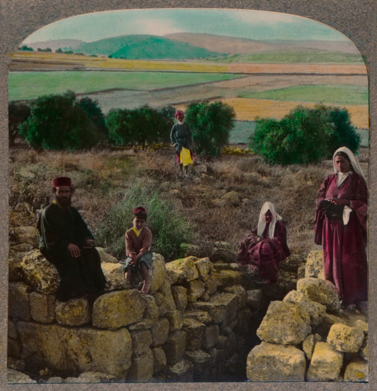 In het veld van de herders, Bethlehem door Unbekannt