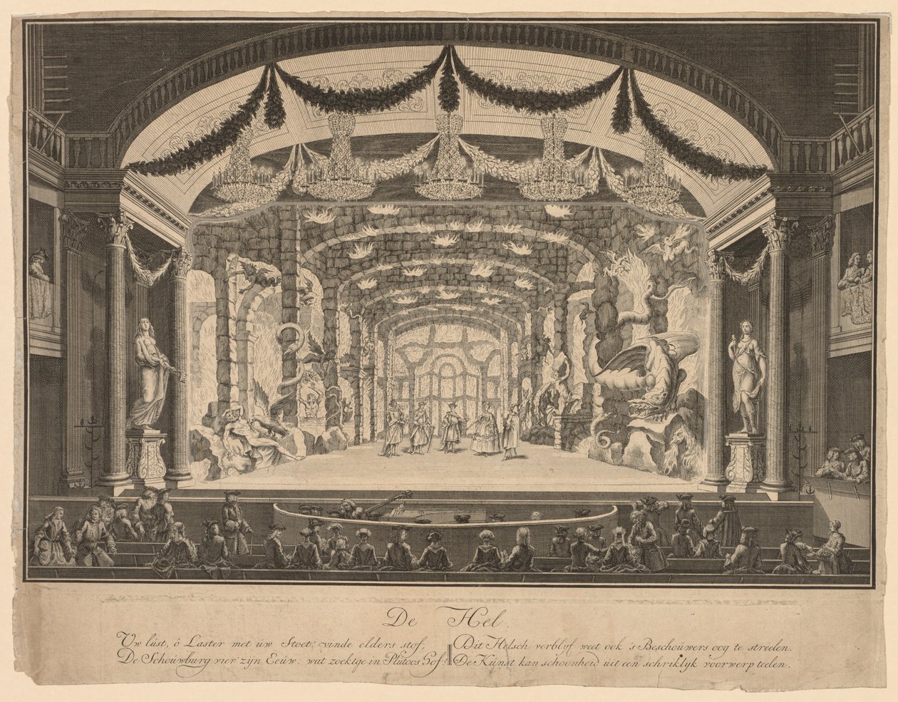 Inferno, 1700s door Unbekannt