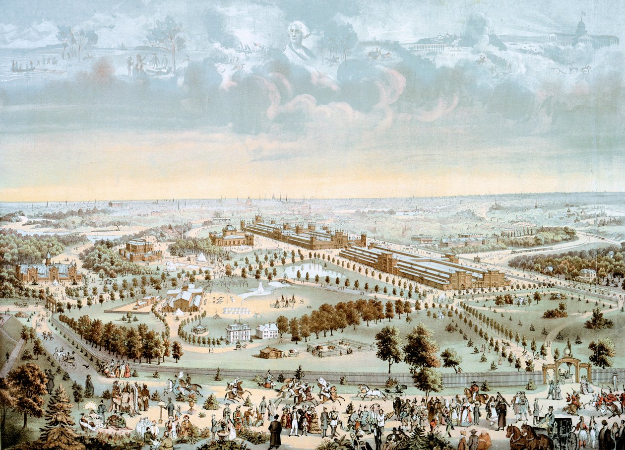 Internationale Expositie van 1876 gehouden in Philadelphia, Pennsylvania, VS, 1876 door Unbekannt