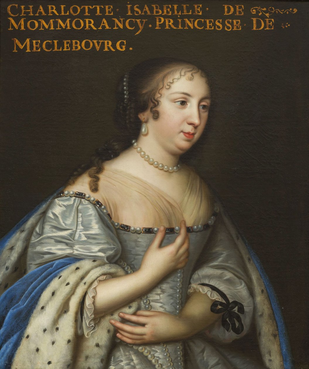 Isabelle Angélique de Montmorency 1627-1695, Hertogin van Mecklenburg-Schwerin, ca. 1665 door Unbekannt
