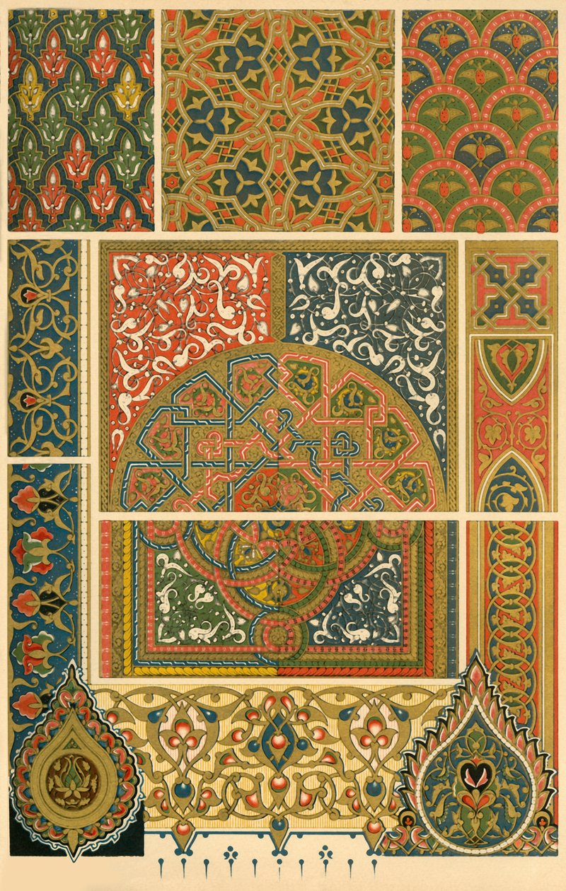 Islamitische verlichte manuscripten, 1898 door Unbekannt