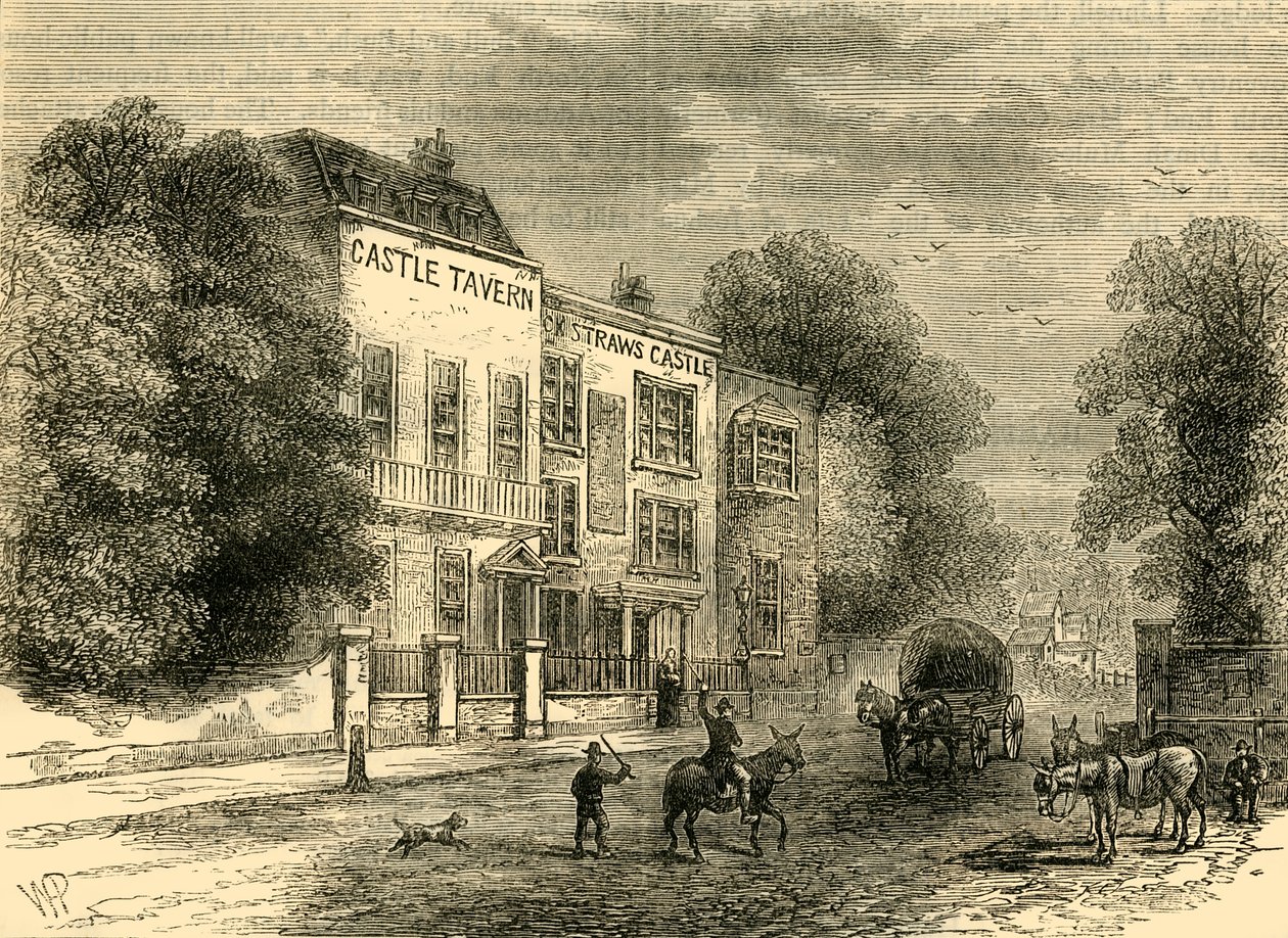 Jack Straws Kasteel, ca. 1876 door Unbekannt