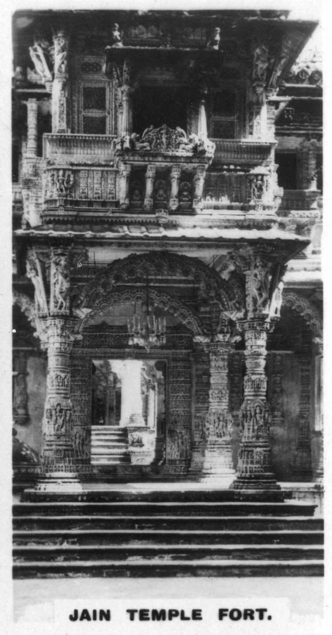 Jain tempelfort, Ahmedabad, India, ca. 1925 door Unbekannt