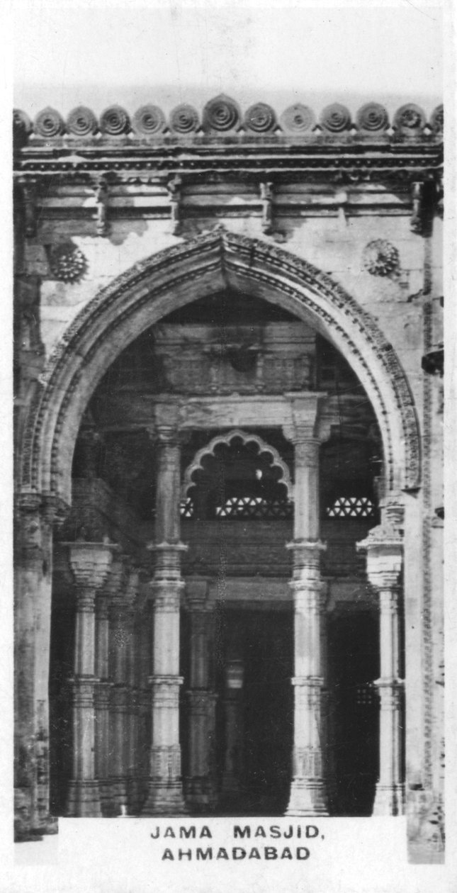 Jama Masjid, Ahmadabad, Gujarat, India, c1925 door Unbekannt