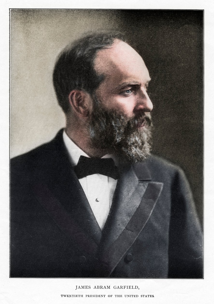 James Abram Garfield, 20e president van de Verenigde Staten, ca. 1881 door Unbekannt
