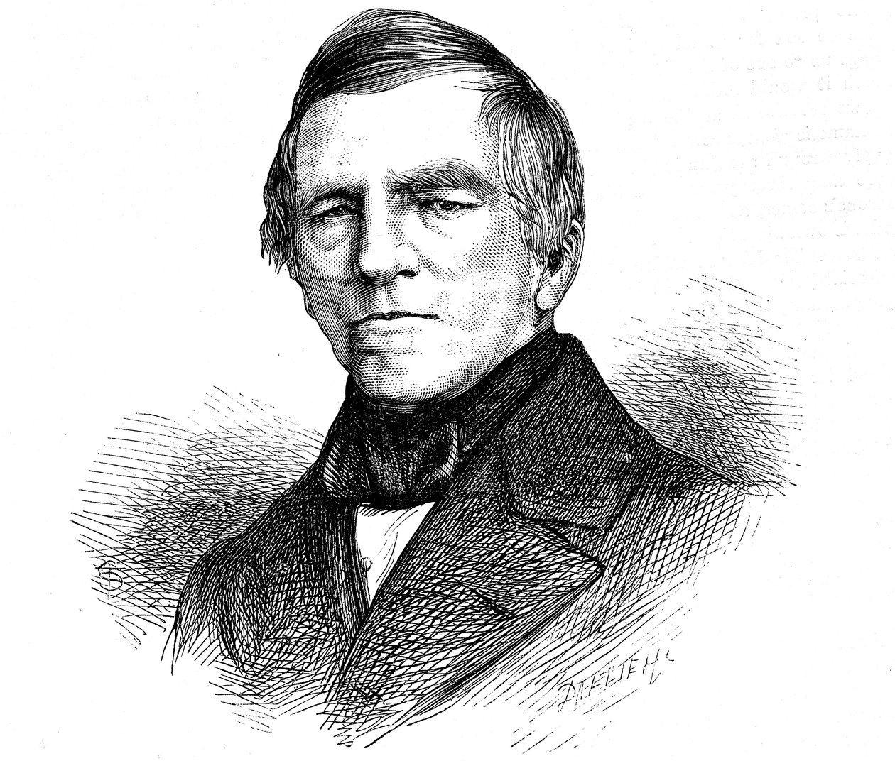 Johann Franz Encke, 19e eeuwse Duitse astronoom door Unbekannt