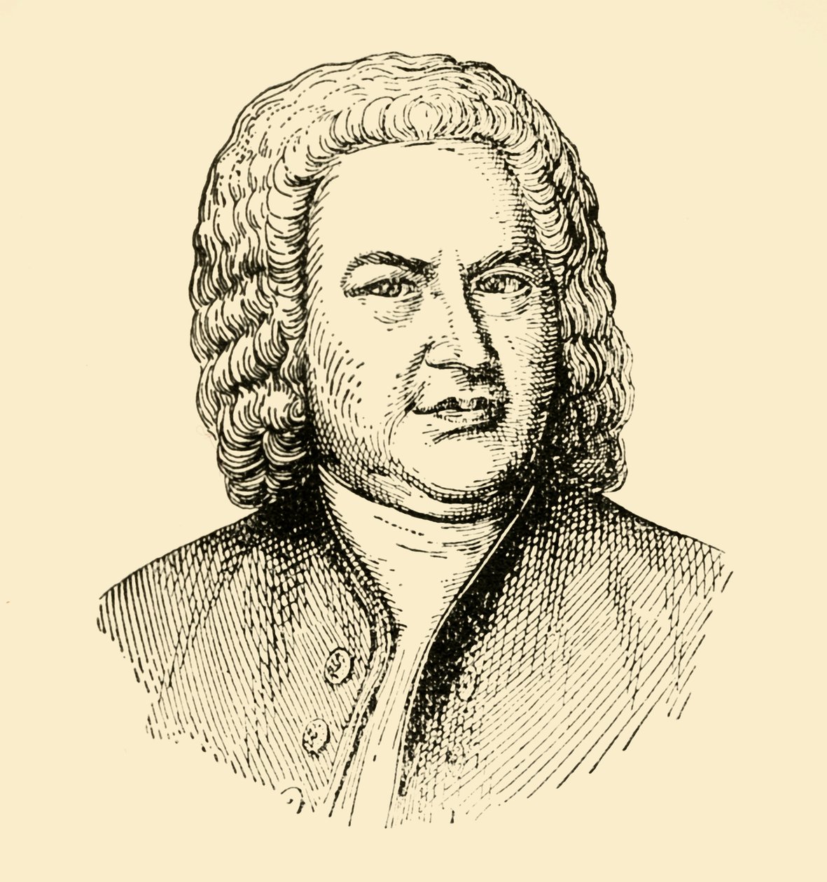 Johann Sebastian Bach door Unbekannt