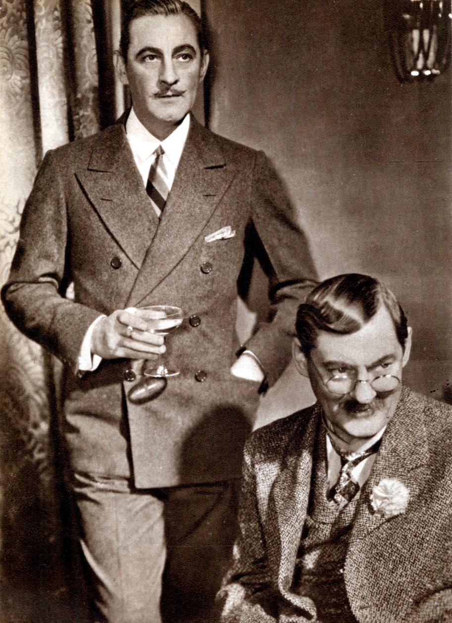 John 1882-1942 en Lionel 1878-1954 Barrymore, Amerikaanse toneel- en filmacteurs door Unbekannt