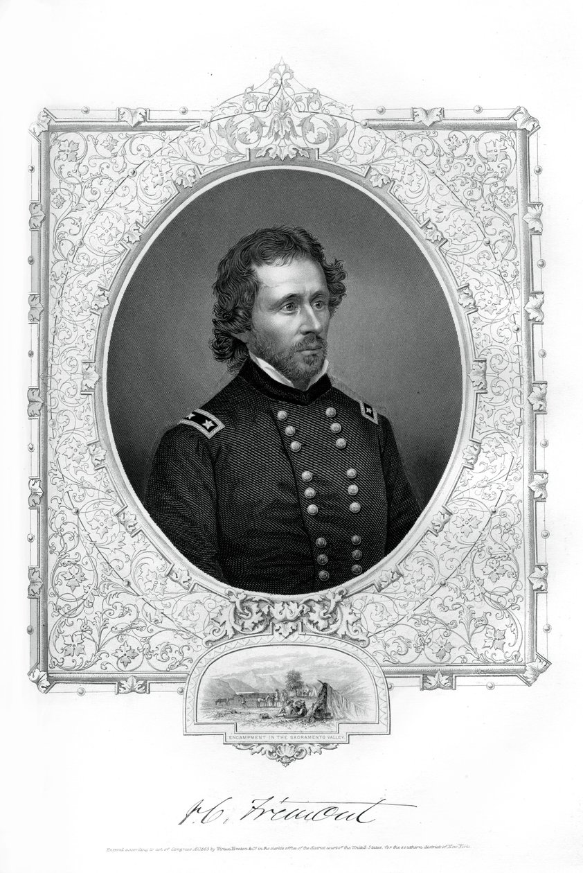 John C Fremont, Amerikaanse soldaat, ontdekkingsreiziger en presidentskandidaat, 1862-1867 door Unbekannt
