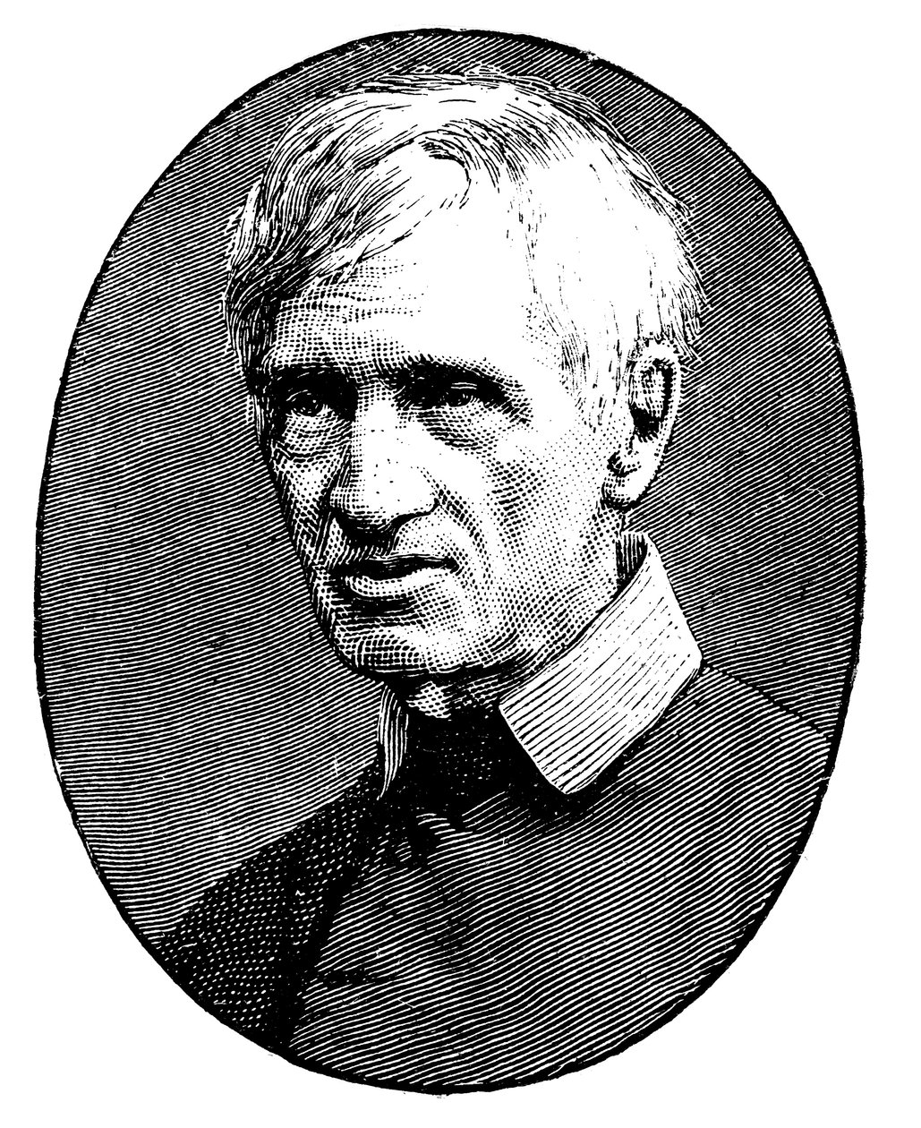 John Henry Newman op hoge leeftijd, Britse geleerde en theoloog, 1879 door Unbekannt
