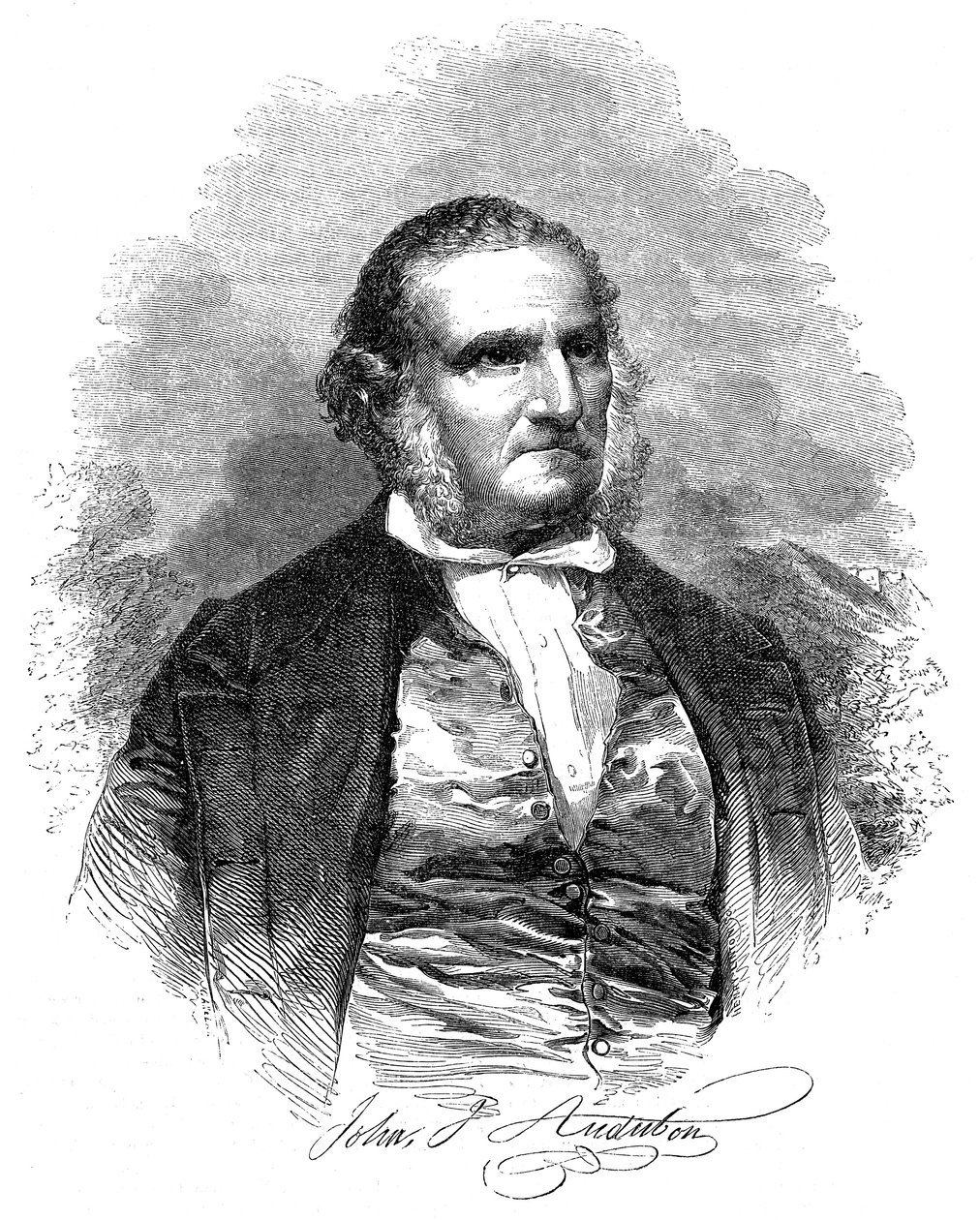 John James Audubon 1780-1851, Amerikaanse ornitholoog en kunstenaar, 1852 door Unbekannt