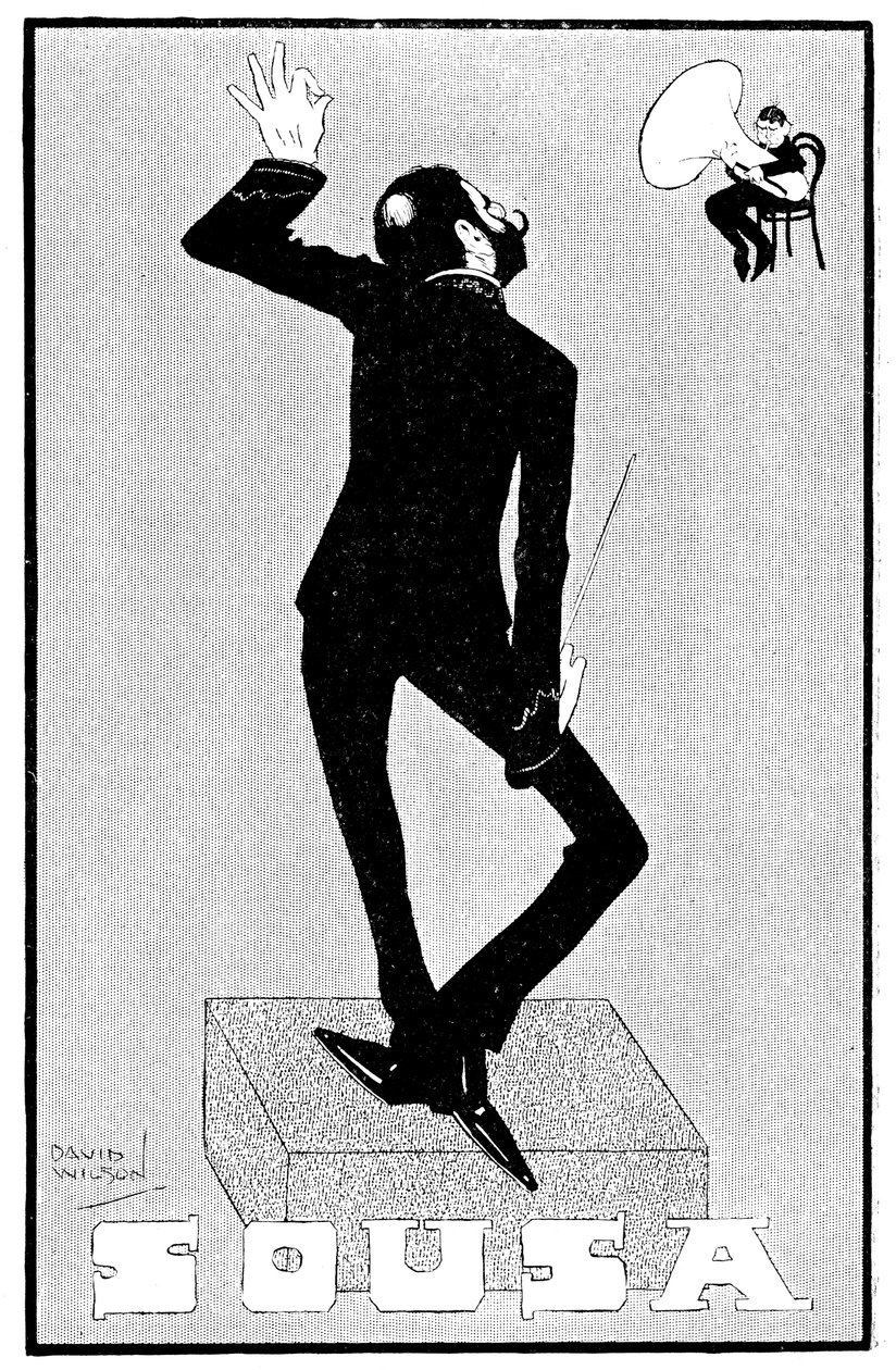 John Philip Sousa, Amerikaanse componist, 1903 door Unbekannt