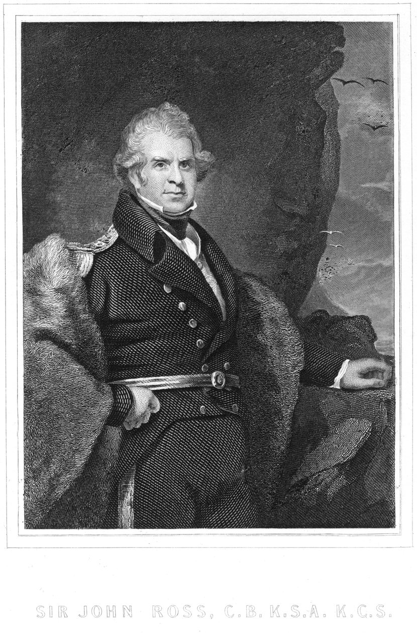 John Ross, Britse poolonderzoeker en marineofficier, 19e eeuw door Unbekannt