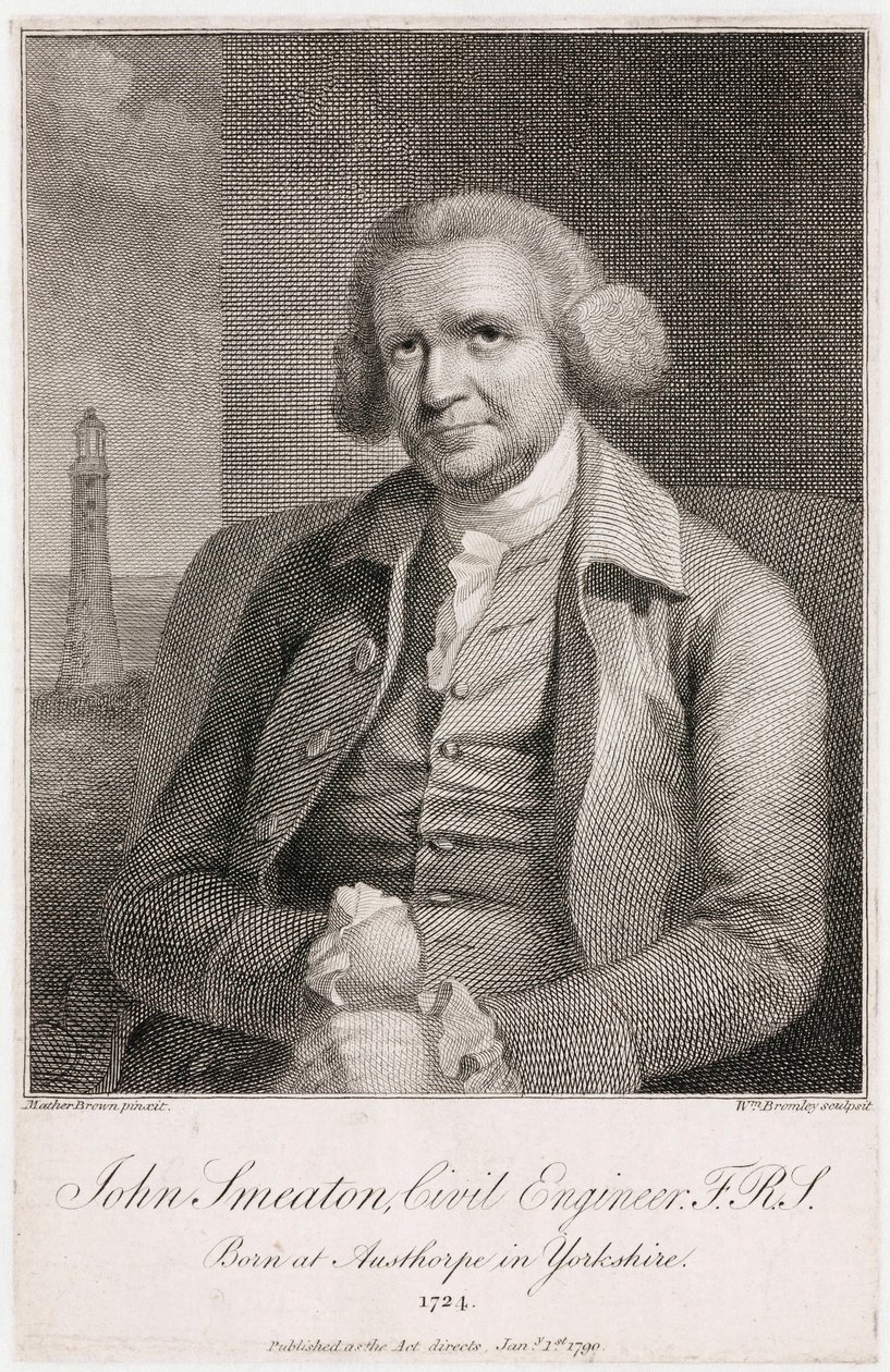 John Smeaton, Engelse werktuigbouwkundige en civiel ingenieur, ca. 1780s door Unbekannt