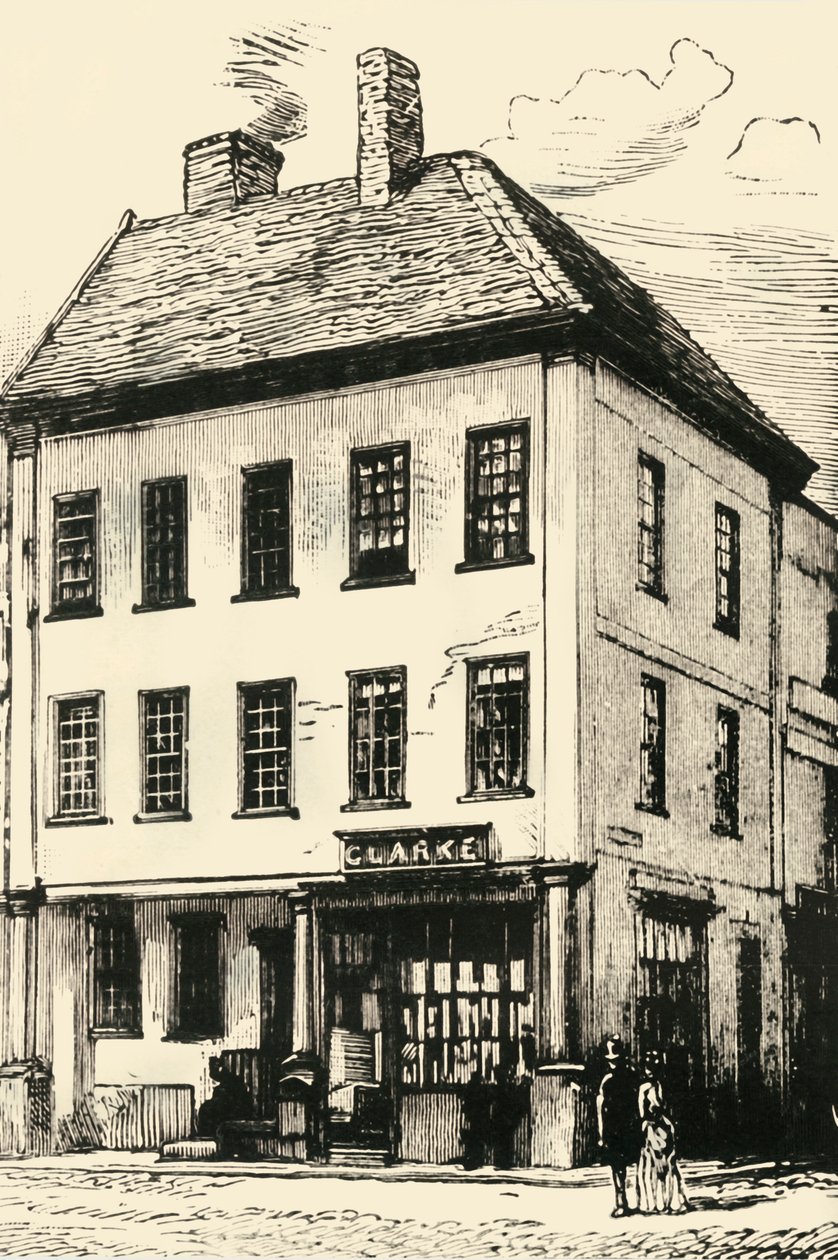 Geboorteplaats van Johnson in Lichfield, 1902 door Unbekannt