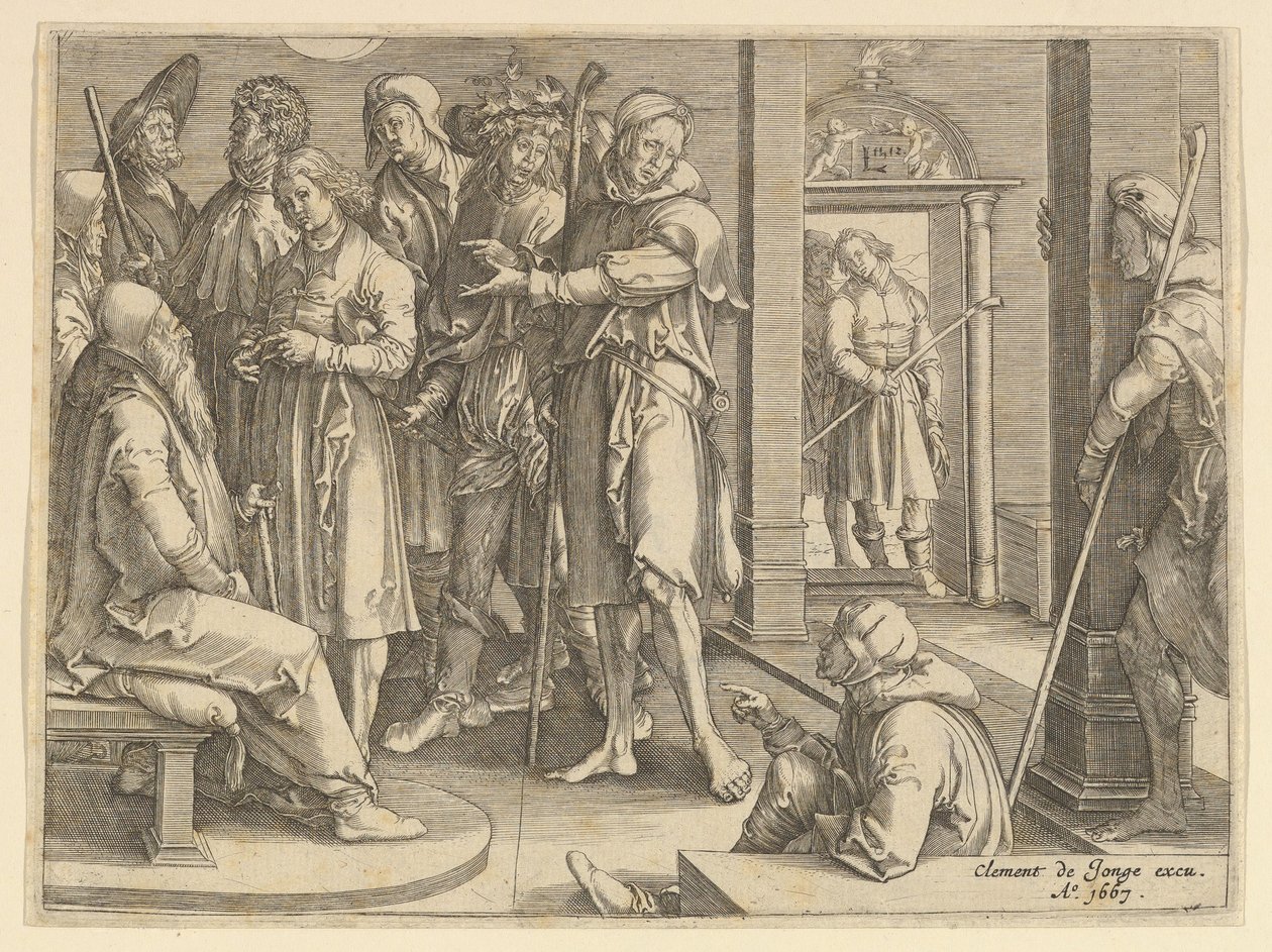 Jozef Vertelt Zijn Dromen aan Jacob kopie, 1640-70 door Unbekannt