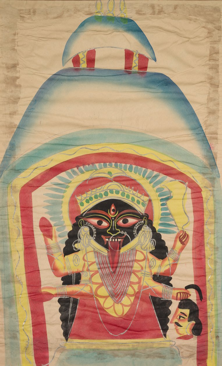 Kali, 1800s door Unbekannt