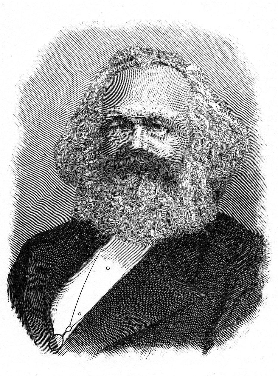 Karl Marx, 19e-eeuwse Duitse politieke, sociale en economische theoreticus door Unbekannt