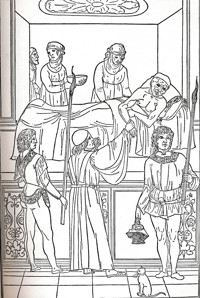 Ketham: Fasciculus Medicinae, Venetië, 1493, De Behandeling Van De Pest, c1493 door Unbekannt