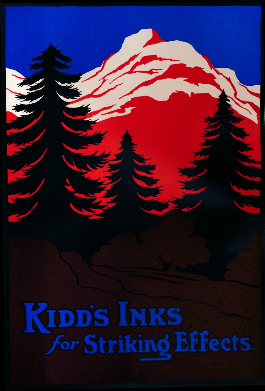 Kidds Inkt voor Opvallende Effecten, 1909 door Unbekannt