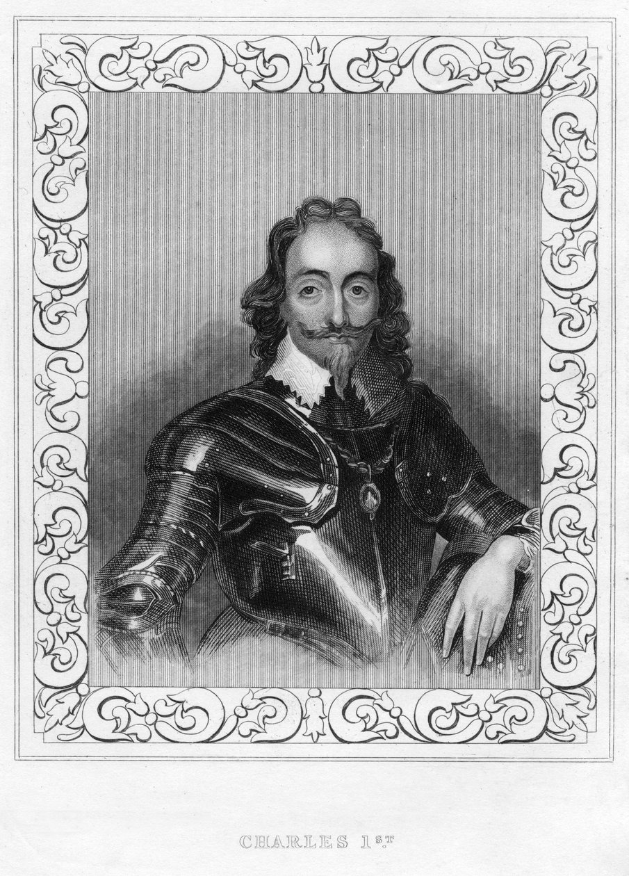 Koning Karel I van Engeland, Schotland en Ierland 1600-1649 door Unbekannt