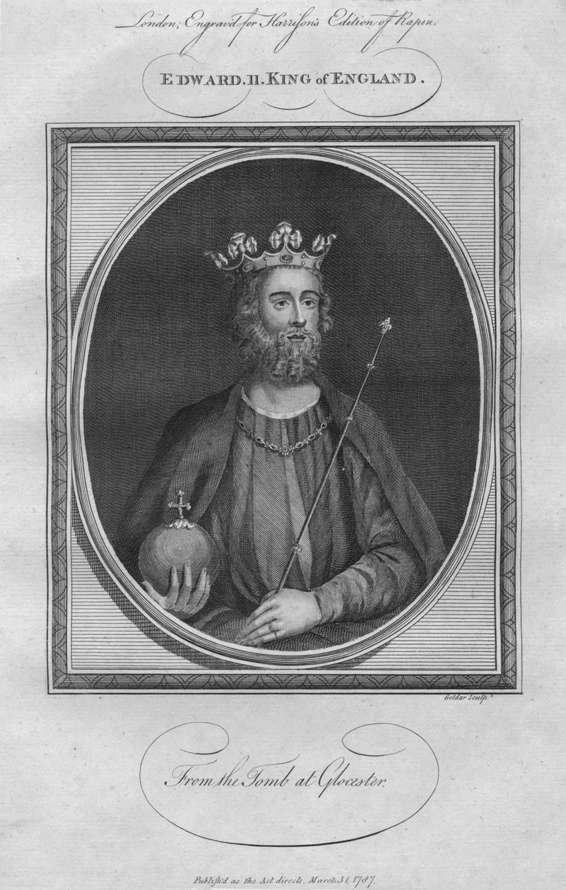 Koning Edward II, 1787 door Unbekannt