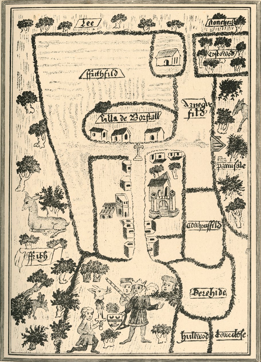 Paleis van Koning Edward de Belijder in Borstal Brill, 1908 door Unbekannt