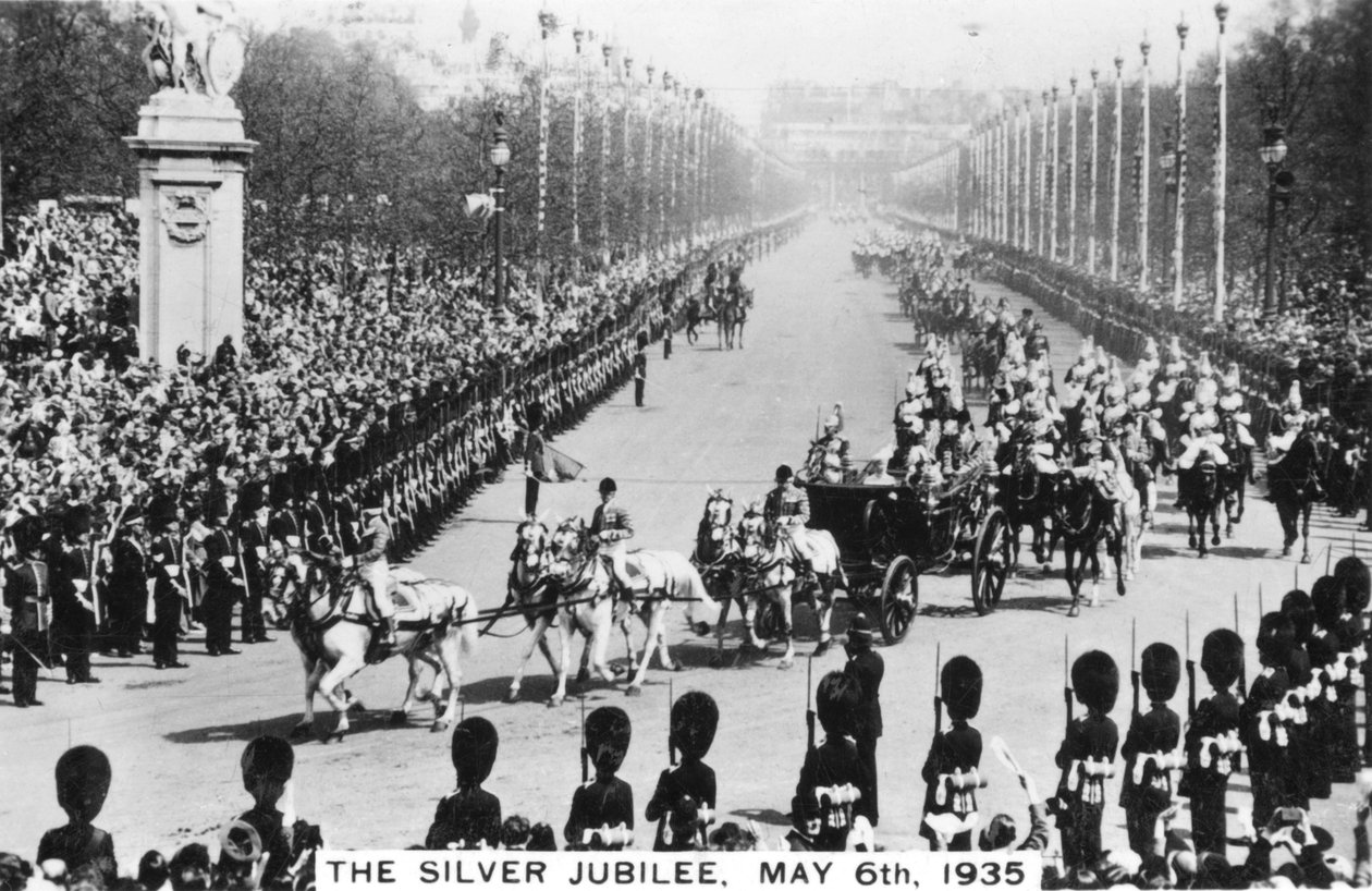 Zilveren Jubileum van Koning George V, Londen, 6 mei 1935 door Unbekannt