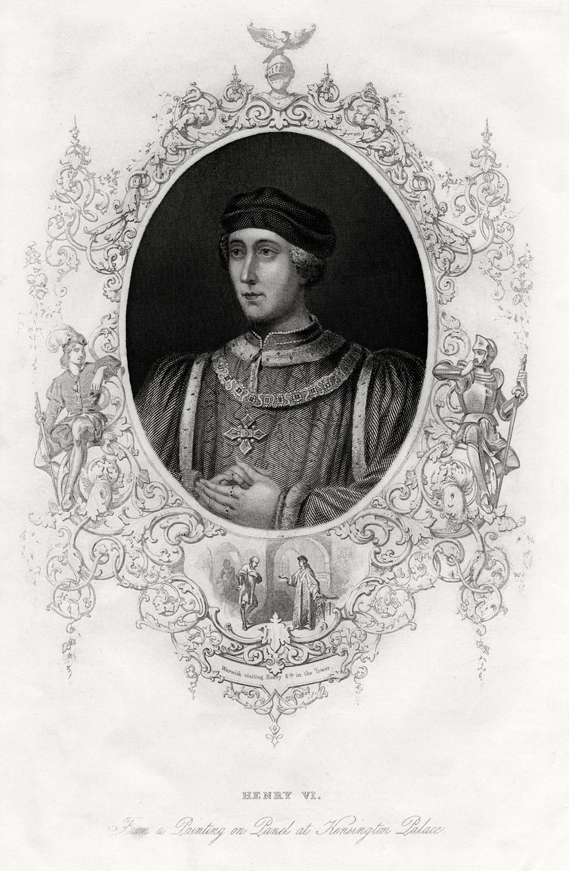 Koning Hendrik VI, 1860 door Unbekannt