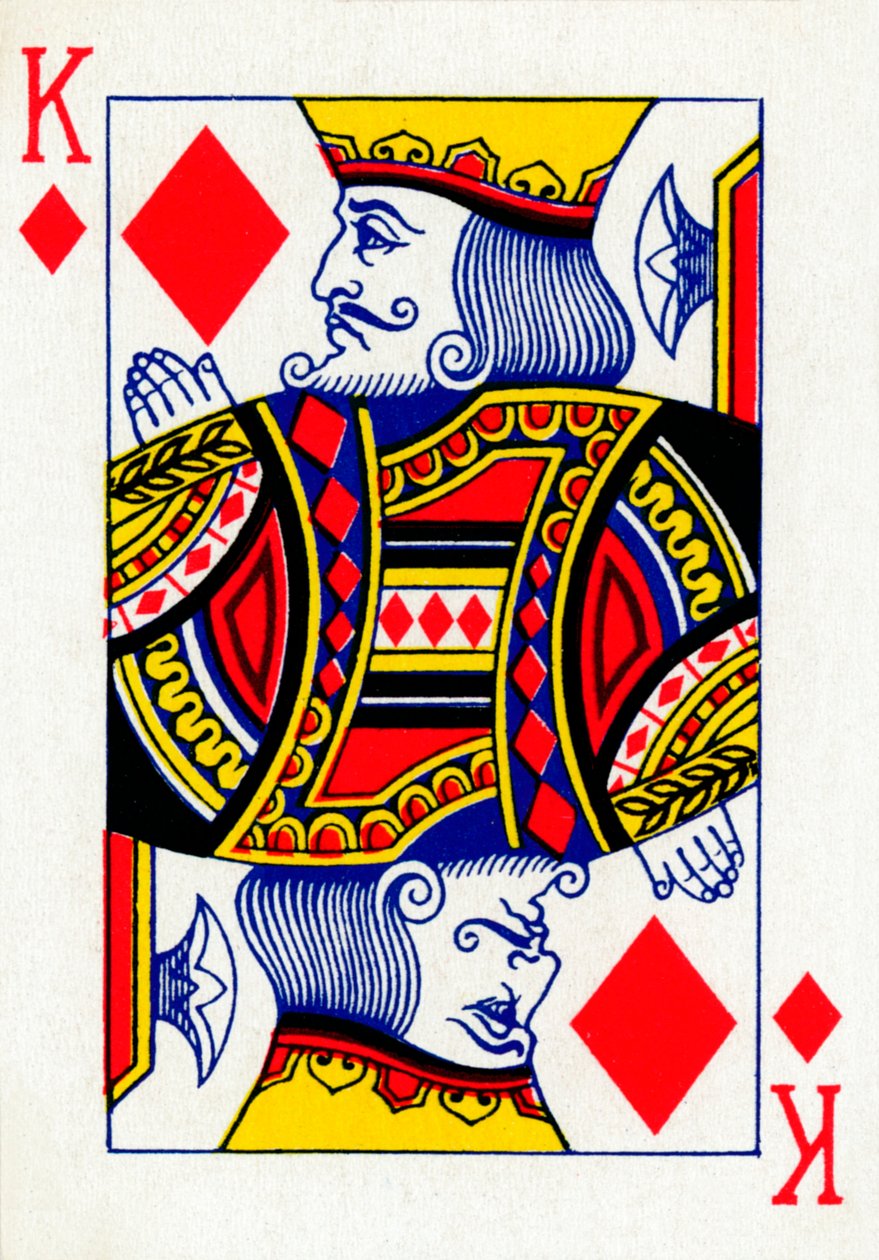 Koning van Ruiten uit een kaartspel van Goodall & Son Ltd., c1940 door Unbekannt