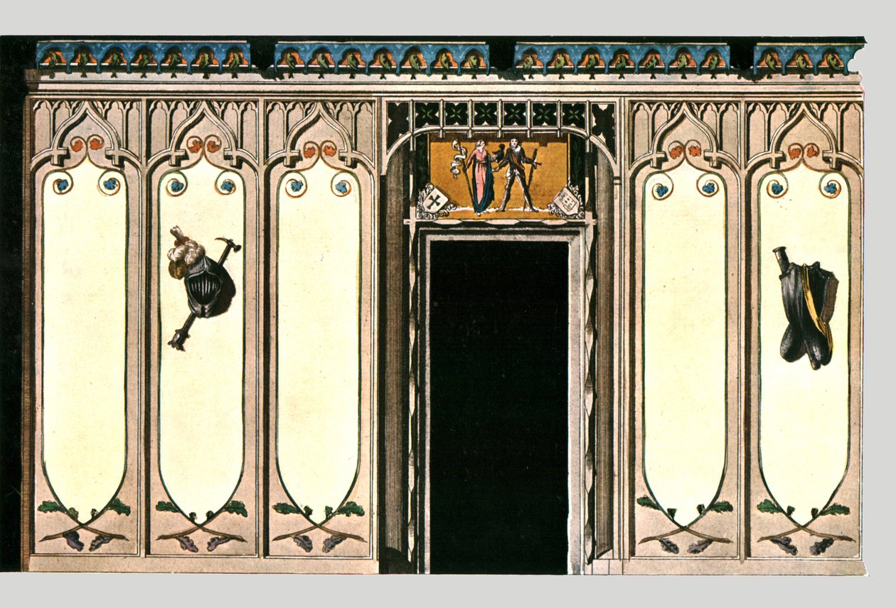 Ridderzaal in gotische stijl, Leipzig, Duitsland, 1928 door Unbekannt