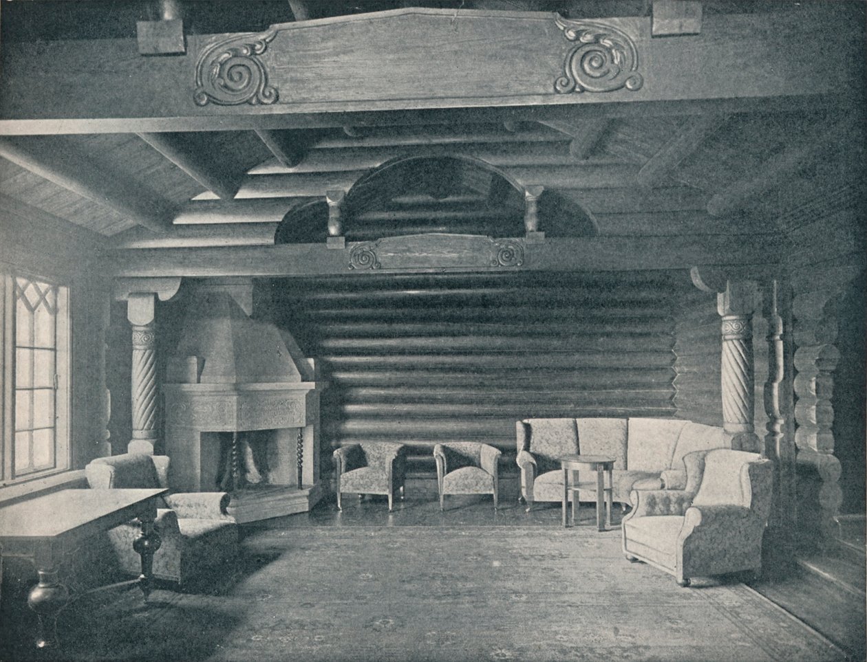 Kongssater, het boshuis van de koning en koningin van Noorwegen, ca. 1910 door Unbekannt