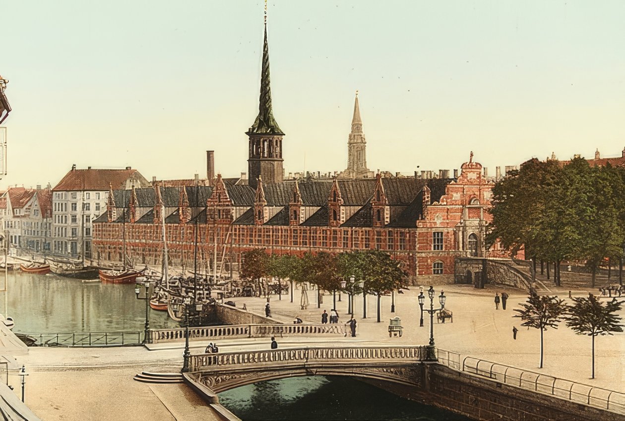 Kopenhagen. De Beurs door Unbekannt