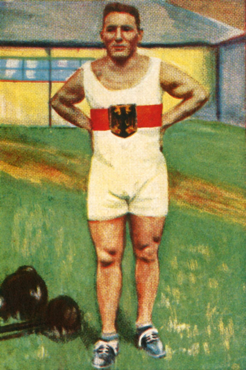 Kurt Helbig, Duitse gewichthefkampioen, 1928 door Unbekannt