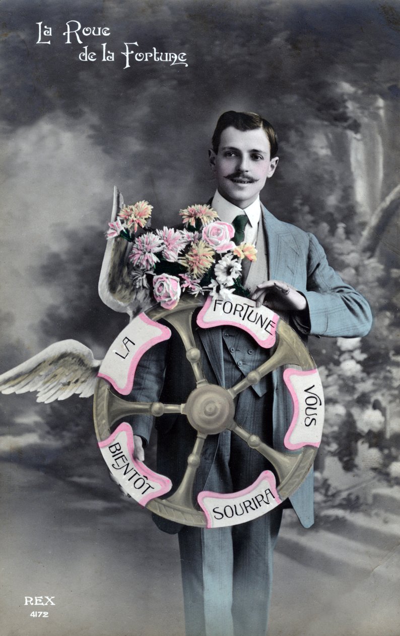 La Roue de la Fortune, het Rad van Fortuin, 1906 door Unbekannt