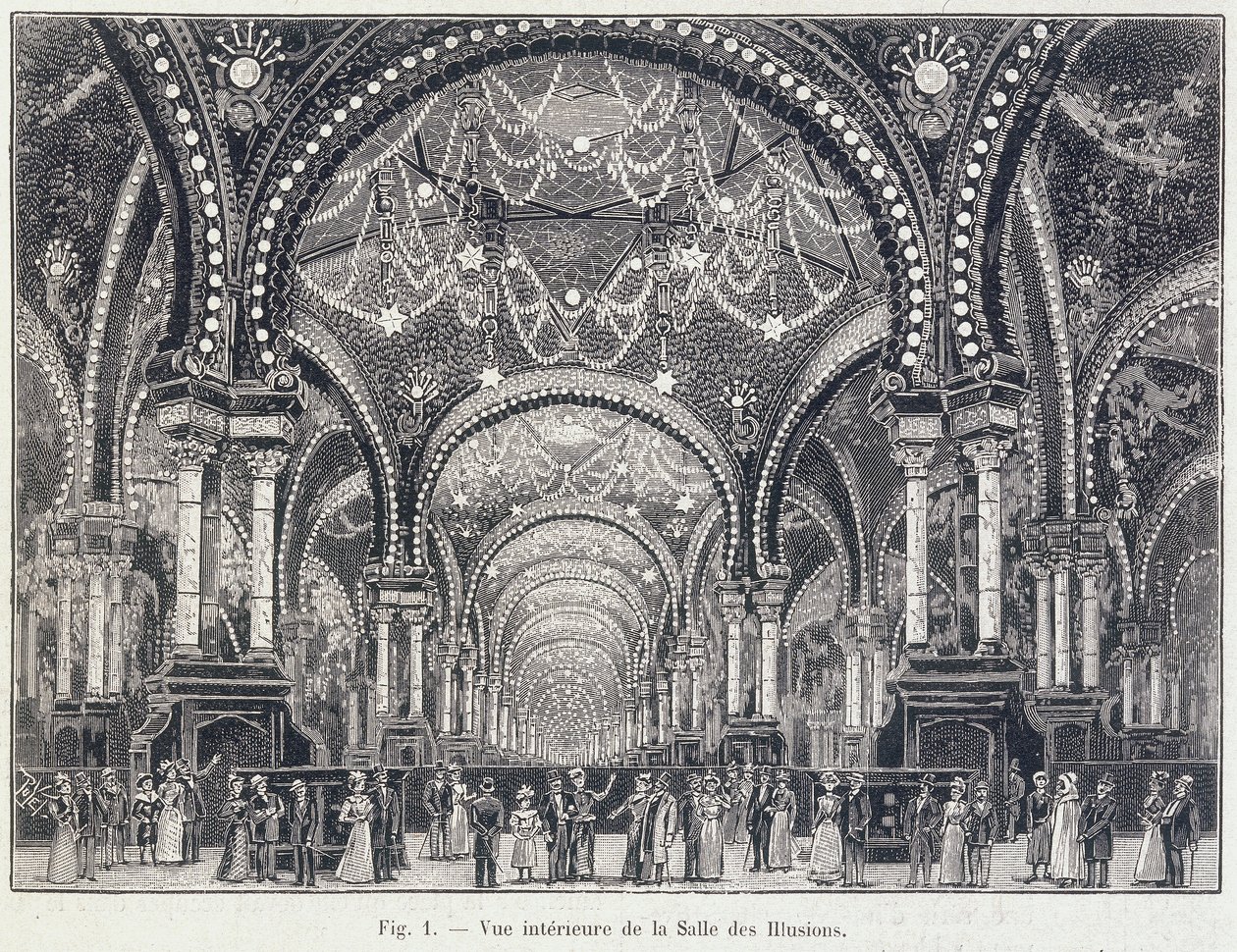 La Salle des Illusions, Parijs, september 1900 door Unbekannt