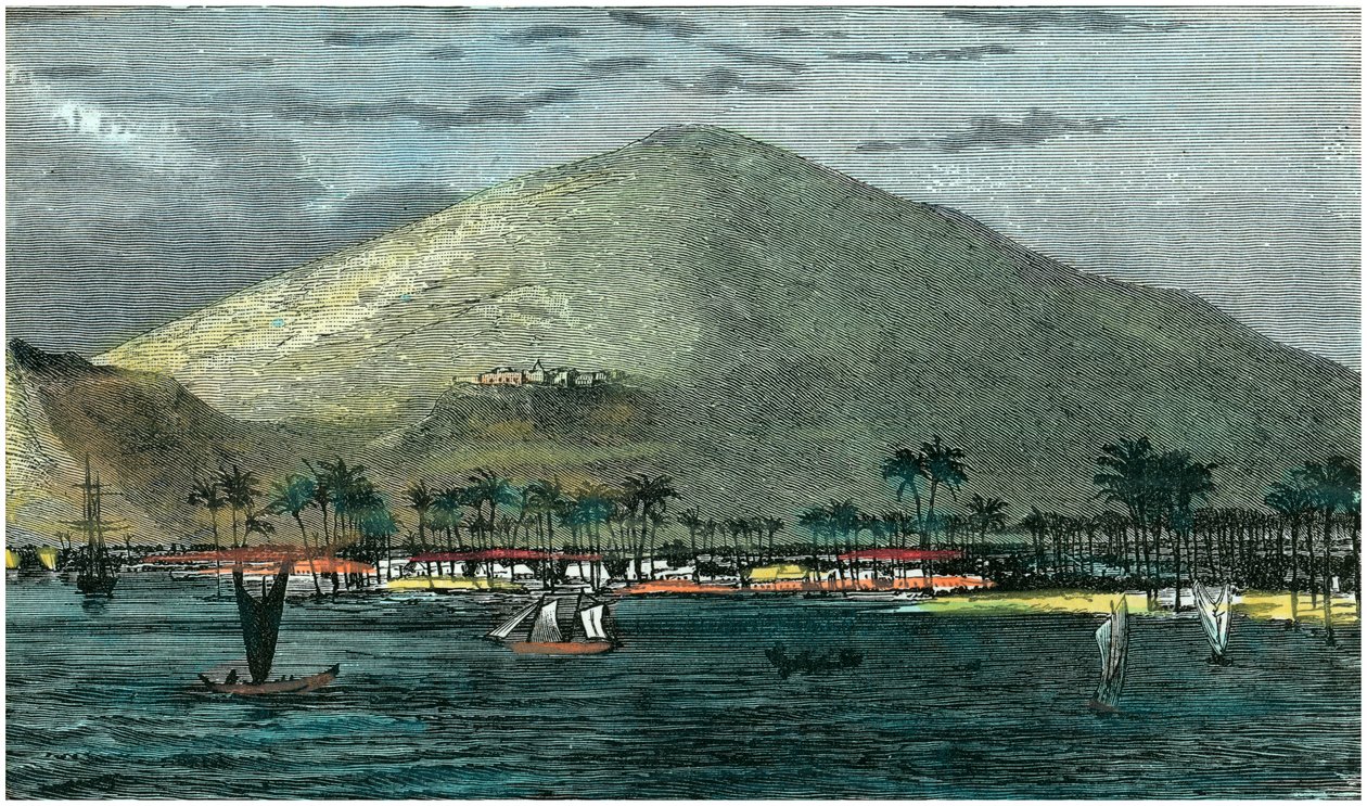Lahaina, Maui, Hawaï, ca. 1880 door Unbekannt