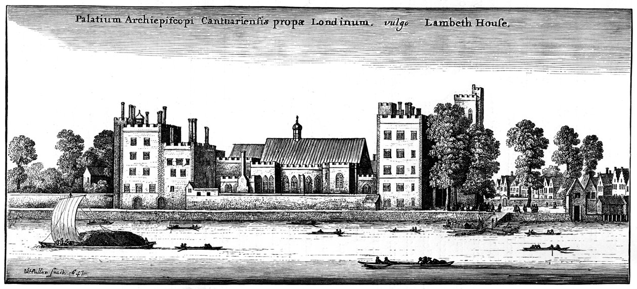 Lambeth Palace, Londen, 1647, 1893 door Unbekannt