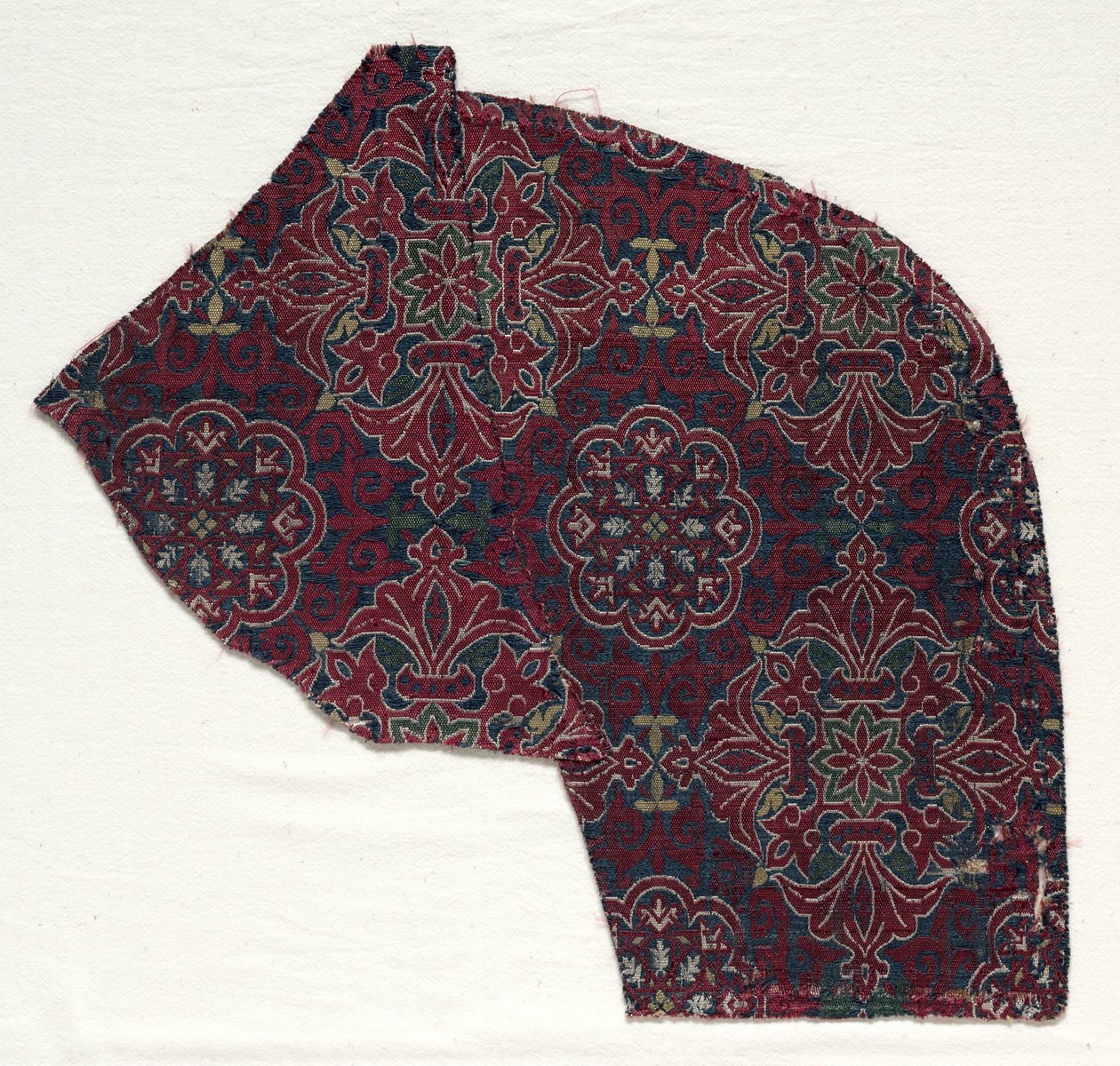 Lampasfragment met bladmedaillons, 1300-1499 door Unbekannt
